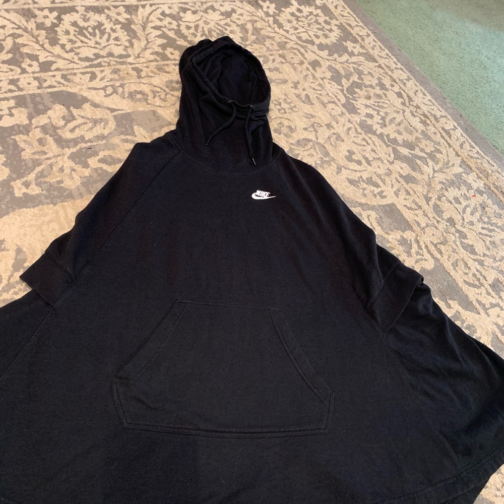 Nike Black Hooded Cape